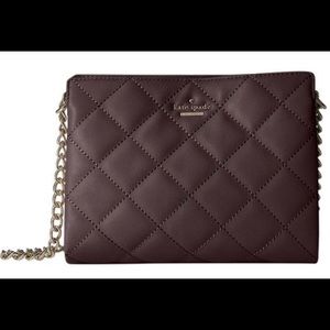 Kate Spade Mahogany Quilted Leather Shoulder Bag